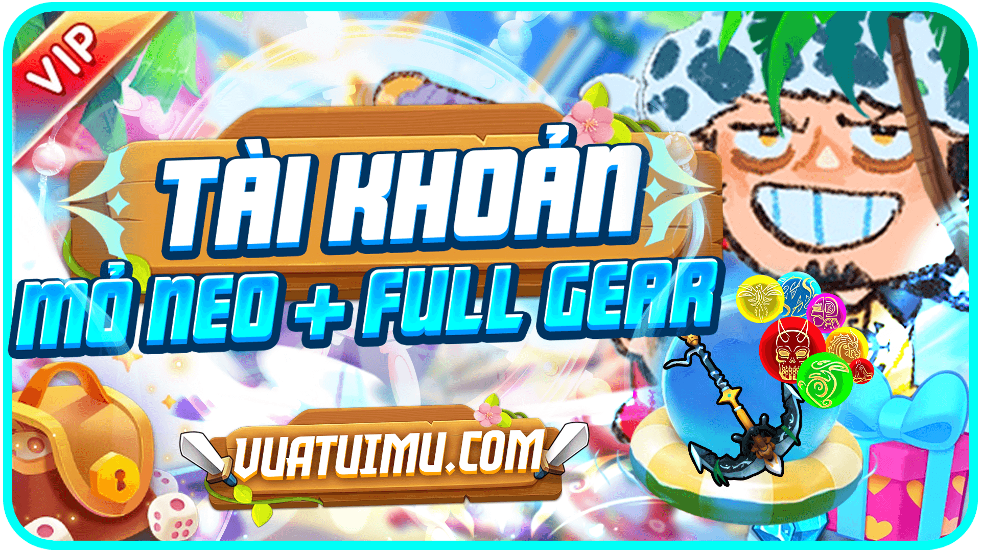 MỎ NEO + FULL GEAR